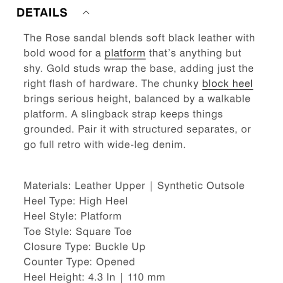 NEW Schutz Rose Slingback Platform Sandals In Black Leather Sz 10 Boho Festival - Picture 3 of 7